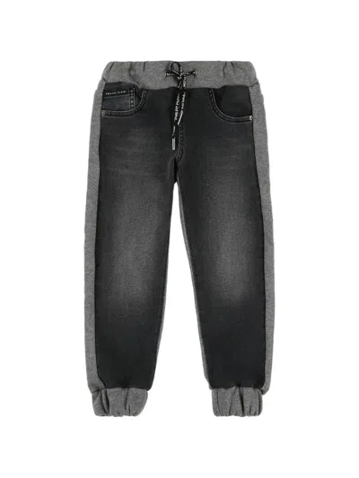Philipp Plein Junior Kids' Skull-detail Track Pants In Black