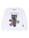 Philipp Plein Junior Rhinestone-embellished Sweatshirt In White