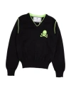 Philipp Plein Junior Toddler Boy Sweater Black Size 4 Cotton In Black