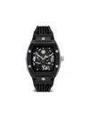 Philipp Plein The $keleton Ecoceramic Automatic Watch In Black