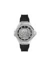 Philipp Plein Plein $keleton Royal Automatic Watch In Silver
