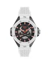 Philipp Plein Plein $keleton Royal Automatic Watch In White