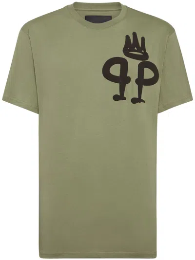 Philipp Plein King Plein T-shirt In Green