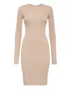 Philipp Plein Lace-up Detailed Midi Dress In Beige