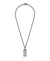 Philipp Plein Skull-pendant Necklace In Black