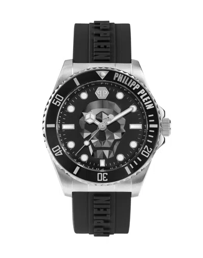 Philipp Plein $kull Diver Watch In Black