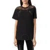 Philipp Plein Lace Insert Round Neck T-shirt