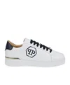 Philipp Plein Hexagon Lo-top Sneakers In White