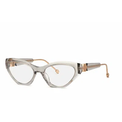 Philipp Plein Ladies' Spectacle Frame  Vpp069s-5503gu-22g  55 Mm Gbby2 In Grey