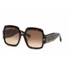 Philipp Plein Brown Square Ladies Sunglasses Spp038m 0722 56