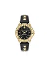 Philipp Plein Plein Lady Rock Leather Watch In Gold