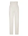 Philipp Plein Lambskin Trousers Iconic Plein In White