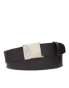 Philipp Plein Leather Belt Iconic Plein In Black