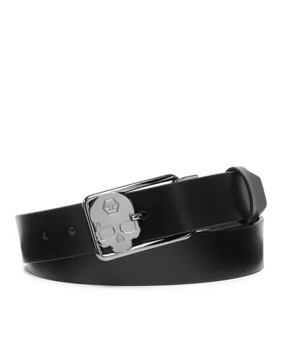 Philipp Plein Leather Belt In Multi