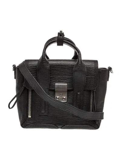 Pre-owned Philipp Plein Leather Crossbody Bag In Black
