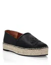 Philipp Plein Leather Espadrillas In Black