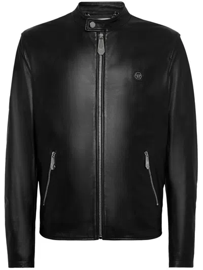 PHILIPP PLEIN LEATHER JACKET
