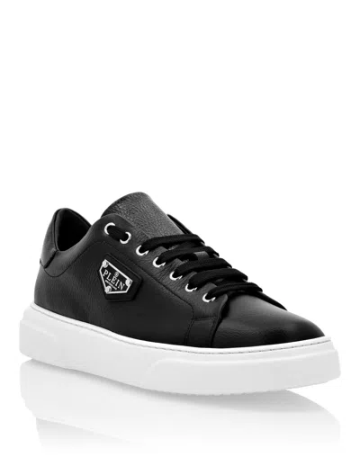Philipp Plein Leather Lo-top Sneakers Iconic Plein In Multi