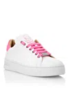 Philipp Plein Leather Lo-top Sneakers Networth In Multi