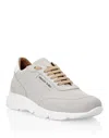 Philipp Plein Leather Lo-top Sneakers  Tm In Beige