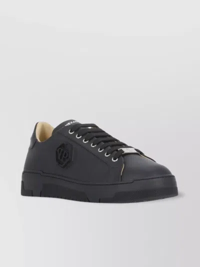 Philipp Plein Leather Low Top Sneakers