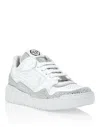 Philipp Plein Leather Low-top Sneakers Moon Walker