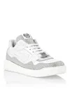 Philipp Plein Leather Low-top Sneakers Moon Walker