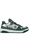 Philipp Plein Leather Low-top Sneakers In White