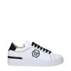 Philipp Plein Hexagon Lo - Top Sneakers In White