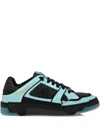 Philipp Plein Leather-panelled Sneakers In Black