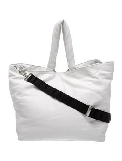 Pre-owned Philipp Plein Leather Shoulder Bag W/ Tags In White