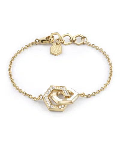 Philipp Plein Legacy Cable Chain Bracelet In Gold