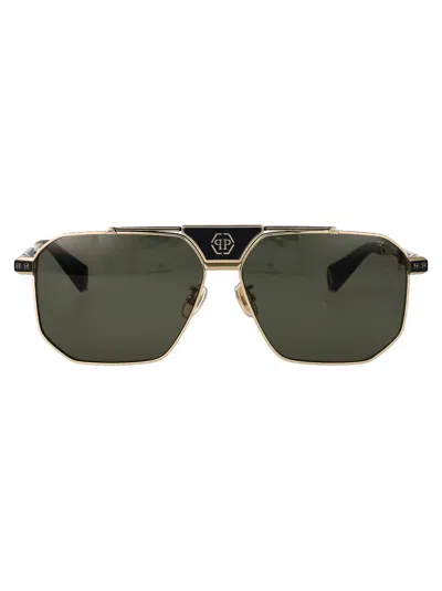 Philipp Plein Legacy Sunglasses In Gold