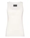 Philipp Plein Logo-embroidered Tank Top In White
