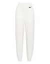 Philipp Plein Signature Logo-embroidered Joggers In White