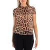 Philipp Plein Leopard Print Round Neck T-shirt