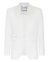 Philipp Plein Light Wool Blazer Lord Fit In White