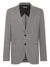 Philipp Plein Linen Blazer In Grey
