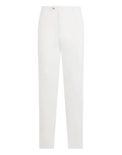 Philipp Plein Linen Joy Fit Trousers In Multi