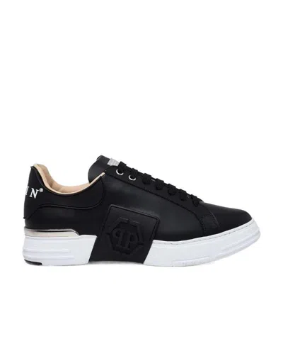 PHILIPP PLEIN LO-TOP HEXAGON SNEAKERS