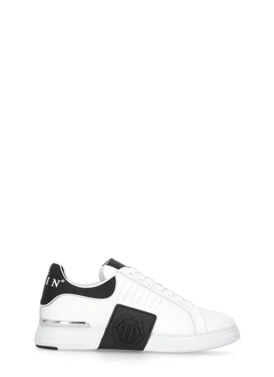 PHILIPP PLEIN LO-TOP HEXAGON SNEAKERS
