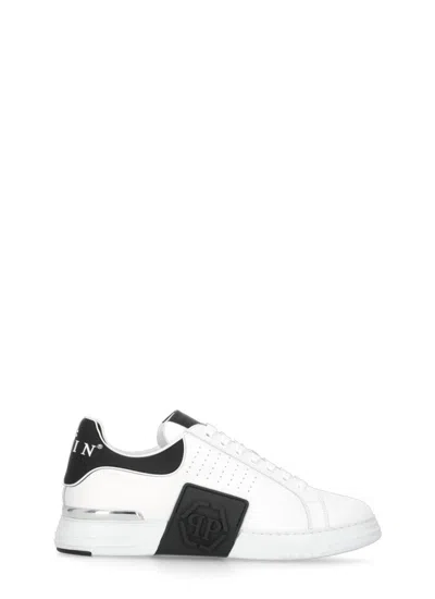 PHILIPP PLEIN LO-TOP HEXAGON SNEAKERS