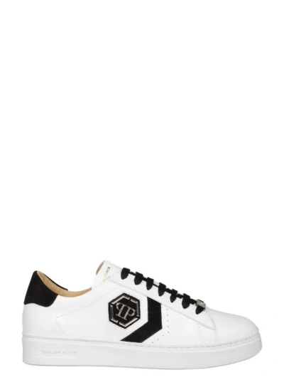 Philipp Plein Arrow Force Sneakers In White