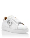 Philipp Plein Lo-top Leather Arrow Force Studs Sneakers In Multi