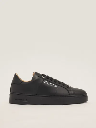 Philipp Plein Lo-top Nappa Sneaker In Black