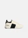 Philipp Plein 'lo-top Phantom' White Leather Sneakers
