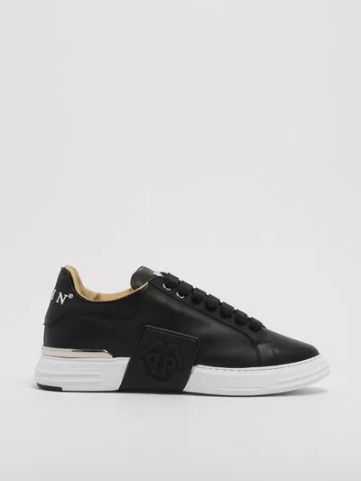 Philipp Plein Philippe Plein Black Sneakers Phantom Lo-top Leather