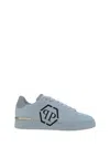 Philipp Plein Hexagon Leather Sneakers