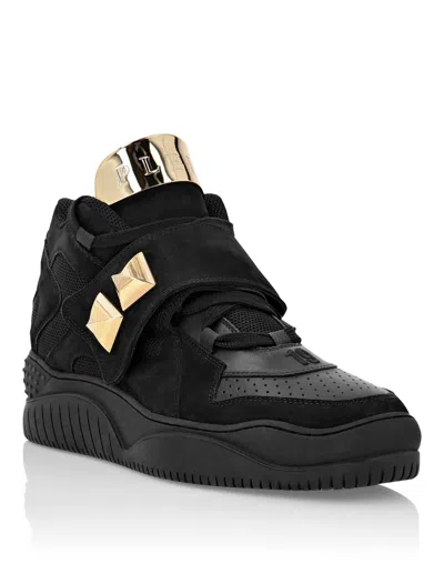 Philipp Plein Lo-top Sneakers In Black