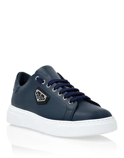 Philipp Plein Lo-top Sneakers Iconic Plein In Blue